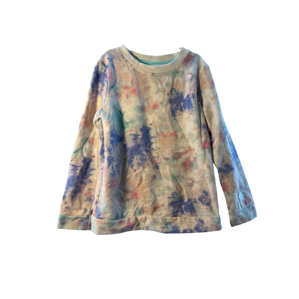 Cat Jack Girls Tie Dye Sweatshirt Pullover Long Sleeve Size L 10 12‎